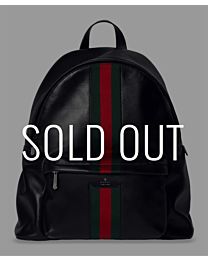 Gucci Web Trademark Large Backpack 866981 Black