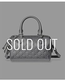 Gucci GG Emblem Small Boston Bag 848889 Silver