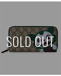 Gucci Besties Series Full-Zip Wallet Green