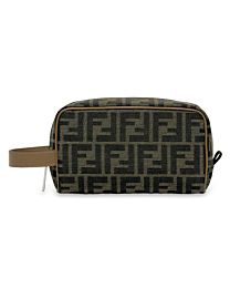 Not for sale: Fendi Small FF Jacquard Toiletry Case Green