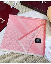 Not for sale: Gucci GG Jacquard Cashmere Scarf Pink