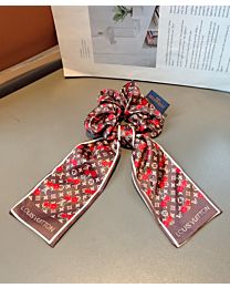 Not for sale: Louis Vuitton Logo Print Hair Tie Brown