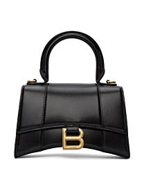 Balenciaga Hourglass XS Top Handle Bag Black