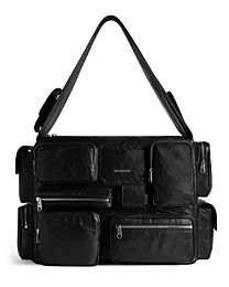 Balenciaga Superbusy Large Sling Bag Black
