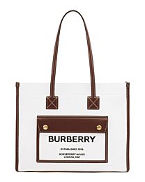 Burberry Large Freya Tote Bag Coffee
