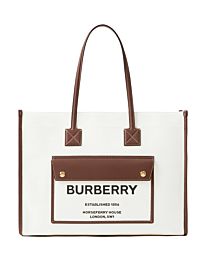 Burberry Small Freya Tote Bag Coffee