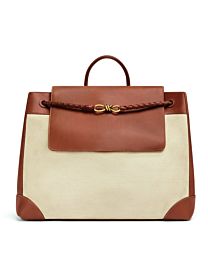Bottega Veneta Large Andiamo Backpack Coffee