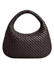 Bottega Veneta Small Veneta Shoulder Bag Coffee