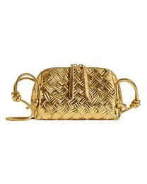 Bottega Veneta Concert Pouch 794258 Golden