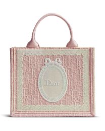 Christian Dior Small Dioramour Book Tote Handbag M1404 Pink
