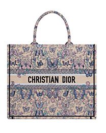 Christian Dior Large Dior Book Tote M1286 Apricot
