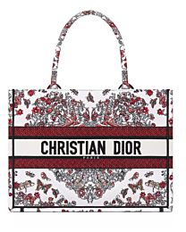 Christian Dior Medium Dior Book Tote M1286 Red