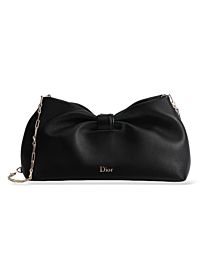 Christian Dior Medium Dior Bow Handbag Black