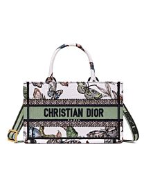 Christian Dior Mini Dior Book Tote With Strap 