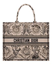 Christian Dior Large Dior Book Tote Apricot