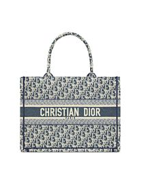 Christian Dior Book Tote Medium Cream