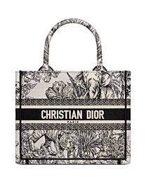 Christian Dior Small Dior Book Tote White