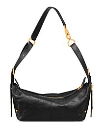 Christian Dior Small D-Journey Bag in Shiny Goatskin Black