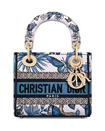 Christian Dior Mini Lady D-Lite Bag Blue