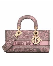Christian Dior Medium Lady D-Joy Bag Pink