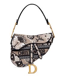 Christian Dior Saddle Bag Apricot