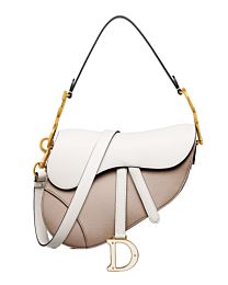 Christian Dior Saddle Bag With Strap Pink