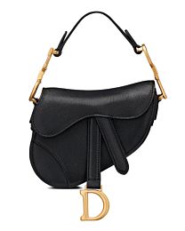 Christian Dior Micro Saddle Bag Black