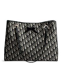 Christian Dior Medium Shopping Bag M1409 Dark Blue