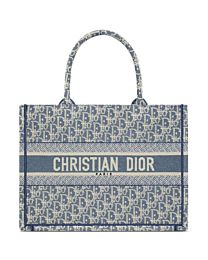 Christian Dior Medium Dior Book Tote Blue