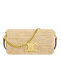 Celine Multipochette In Raffia 10M432 Coffee