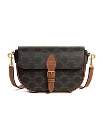 Celine Folcd 122652 Dark Coffee