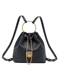 Chloe Small Bracelet Backpack In Grained Leather
