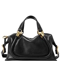 Chloe Small Paraty 24 Bag In Shiny Leather 
