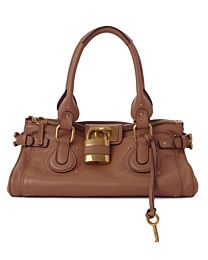 Chloe Paddington Bag In Grained Leather 25WS802