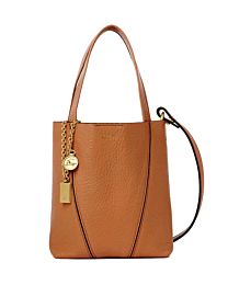 Chloe Small Chloe Spin Tote Bag In Grained Leather 