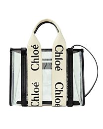 Chloe Small Woody Tote Bag In Jelly & Leather