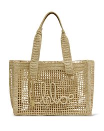 Chloe Summer Banana East-West Tote Bag In Raffia 26US904