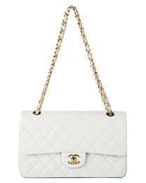 Chanel Women's Classic Flap Bag A01112 White