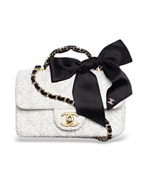 Chanel Mini Flap Bag With Handle AS5875 Cream