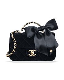 Chanel Mini Flap Bag With Handle AS5875 Black