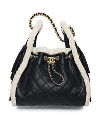 Chanel 25 Small Handbag AS5293 Black