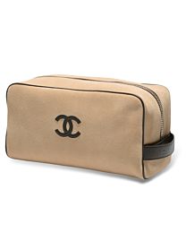 Chanel Large Zipped Pouch AP5267 Apricot