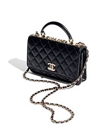Chanel Wallet On Chain Black