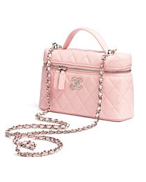 Chanel Chain Toiletry Bag Pink