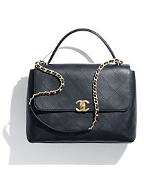 Chanel Maxi Flap Bag With Top Handle AS5543 Black