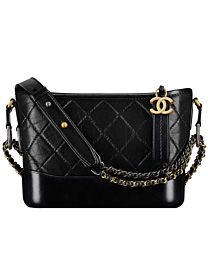 Chanel Gabrielle Small Hobo Bag A91810 Black