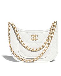 Chanel Hobo Handbag AS4666 White