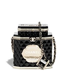 Chanel Tea Box Minaudiere AS4954 Black