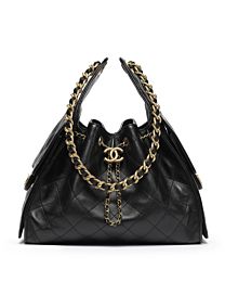 Chanel 25 Small Handbag AS5293 Black