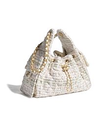 Chanel 25 Small Bag Cream